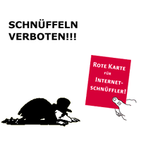 mwis | Schnueffeln verboten